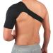 Hoadoek Shoulder Support Brace Back Guard Strap Wrap Belt Band Pads Single Shoulder Adjustable Breathable Sports Care Guard Protect left shoulder support black - Buy Online on GoSupps.com