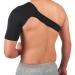 tesrgre Shoulder Support Brace Back Guard Strap Wrap Belt Band Pads Single Shoulder Adjustable Breathable Sports Care Guard Protect left shoulder support black - Buy Online on GoSupps.com