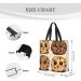 DEHIWI 3 Chocolate Chip Cookies With Different Expressions Tote Bag For Women Waterproof Casual Shoulder Bag With Zipper Grocery Handbags For Office Shopping Travel Black One Size - Buy Online on GoSupps.com