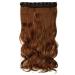 Shop 68cm Chestnut Brown Clip-in Hair Extensions | Real Human Hair Wavy 130g 5 Clips - Buy Online on GoSupps.com