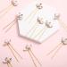10-Piece Gold Crystal Wedding Hair Pins for Bride & Bridesmaids - Buy Online on GoSupps.com