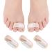 3Pcs Reusable Hammer Toe Straightener Toe Bandage Hammer Toe Separators Splint Hammer Toe Straighteners Toe Cushioned Bandages Toe Splints for Bent Toes Hammer Toes Overlapping Toes Broken Toes