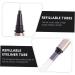IWOWHERO 5pcs Eyeliner Empty Pipe Mini Lip Gloss Tubes Gel Lids Empty Eye Liner Tube Balm Dropper Kit Plastic - Buy Online on GoSupps.com