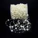 Bingcute 100 Feet Fishing Line Artificial Pearls String Beads Chain Garland Flowers Wedding Party Decoration Party Supplies Ivory