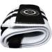 Spot Lion Fitness Professional Quality Wrist Wraps for Powerlifting & Bodybuilding - White/Black Stripes - Buy Online on GoSupps.com