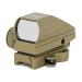 Veteran Owned Company- DDHQ Red Dot Reflex Sight Scope with Quick Detach Mount- Reflex Sight Optic and Substitute for Holographic red dot Sight Tan