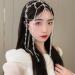 Wiwpar Boho Crystal Long Chain Tassel Headpiece | Rhinestone Festival & Wedding Hair Accessories for Women & Girls - Buy Online on GoSupps.com