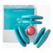 Glo Cellular-Detox-Drainage Head for GLO 910 Anti-Cellulite massager stimulates the drainage and smoothes watery cellulite anti-toxins and anti-swollen legs turquoise green