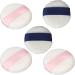Round Powder Puff Velvet 5 Pieces Skin-Friendly Powder Makeup Double Sided Portable Soft for Home Travel Office - Buy Online on GoSupps.com