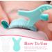 Schyida 40-Piece Y Shape Eyelash Lifting Tool & Brush Set - Perfect for Salons & At-Home Use | Transparent Light Green - Buy Online on GoSupps.com