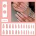 RUNRAYAY Pink French Fake Nails - Sequins Splicing Press On False Nails Kit for Women and Girls - Buy Online on GoSupps.com