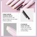 LSxia Double-headed Eye Brow Wax Pen - 2 in 1 Clear Gel Pencil with Comb, Waterproof Brow Styling for 3D Eyebrows makeup - Buy Online on GoSupps.com