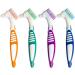 10 Pack Double-Sided Denture Cleaning Brushes - Multilayer False Teeth Brush Set (Multi-Colored) | International Shipping Available - Buy Online on GoSupps.com