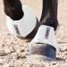 HORZE ProBell Horse Bell Boots - Set of 2 Jumping Boots with Velcro Fastener - White LL - Premium Horse Gear for International Shipping - Buy Online on GoSupps.com
