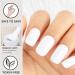 White Nail Polish - Pure White Nail Varnish - Milky White Nail Polish - Long Lasting Chip Resistant & Quick Drying Nail Polish for DIY Nail Art Manicure at Home - Buy Online on GoSupps.com