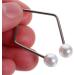 FRCOLOR Lot de 2 Modeleurs de Visage en M tal Boule Blanche Entra neur pour Exercice Facial Appareil pour Cr er des Fossettes Naturelles Unisexe L ger et Confortable Soin du Visage - Buy Online on GoSupps.com