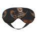 SSIMOO American West Rodeo Hat Sleep Mask-Adjustable Breathable Fashionable Eye Mask for A Comfortable Sleep Experience Black
