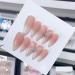 Handmade Long and Short Nail Patches for Artificial Nail Enhancement(Color:19592 Size:M)