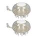 Head massager for the scalp Scalp Massaging Scalp Hero elastic scalp washer promotes blood circulation head massage device soft silicone headwood bush for wet dry hair