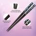 Handcrafted Mother of Pearl Inlay Wooden Hair Chopsticks - Vintage Style 3 - Buy Online on GoSupps.com