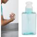 Buy Transparent Blue Pump Bottle - Ideal for Family Friends Travel & Vacation | Fast International Shipping - Buy Online on GoSupps.com