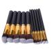 GLAMZA 10pcs Professional Makeup Brushes Set | Premium Synthetic Foundation & Concealer Brushes - Perfect for Flawless Application - Buy Online on GoSupps.com