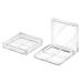 Beaupretty Empty Eyeshadow Makeup Palette 4 Belts Empty Palette Eye Shadow Pigment Tray Holder Case for Women Girls 2Pcs