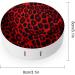 Red Leopard Contact Lens Case | Travel & Care Box | Durable Plastic Storage - Buy Online on GoSupps.com