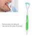 Buy Tongue Scraper Cleaner - Flexible & Safe Oral Hygiene Tool with Long Handle | Travel Case Included (Green) - Buy Online on GoSupps.com