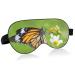 Haskirky Light Blocking Eye Mask Breathable and Adjustable Adult Men and Women Travel on Business Trips Yoga Meditation Light Smooth Comfortable Eye Mask Office Deep Sleep Goodies Tiger Butterfly