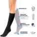 Pani Teresa Medica Compression Stockings - Class 1 Thrombosis Support for Men & Women (15-21 mmHg) - Flight Black Size 3 - Short: A - 120 Den - Buy Online on GoSupps.com
