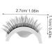 Beavorty 1 Pair lash adhesive strips lash decor eye accessories women extension eyelashes women eye decors false party eyelashes decorate Fake eyelashes chemical fiber self-adhesive extend - Buy Online on GoSupps.com