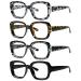 Eyekepper 4- Pack Newish Reading Glasses for Women Readers +3.00 4pcs-mix 3.0 x