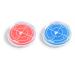 PGM Ball Markers Hat Clip Golf Putting Aid Round Bubble Level High Precision Reader 2-Pack(Red&Blue)