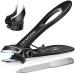 Toenail Clippers for Thick Toenails for Seniors 2024 New Heavy Duty Toe Nail Clippers for Men Thick Ingrown Nails with Wide Jaw Opening Upgrade Slanted Curved Large Fingernail Clipper Cutter