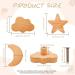 12PCS Wooden Cabinet Knobs Star Moon Cloud Shape Wood Knobs for Nursery Room Kids Dresser Knobs Nursery Drawer Handles with Screws - Buy Online on GoSupps.com