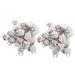 KVSERT 40pcs Tooth Shape Keychain Cute Dental Gift