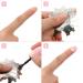 6 Piece Stainless Steel Nail Manicure Edge Trimmer Kit - French Smile Line Cutter Tool for Acrylic & Gel Nails - Includes 6 Patterns - Silver - Buy Online on GoSupps.com