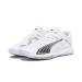 PUMA Men's Accelerate Nitro SQD Indoor Sports Shoes 44 EU White Black Concrete Gray