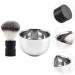 Beaupretty 2-Piece Metal Razor Brush & Bowl Shaving Set for Men | Facial Cleaning & Shaving Gift | 304# Steel - Buy Online on GoSupps.com