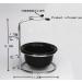ZHONGJIUYUAN Stainless Steel Shaving Set: Brush Razor Stand & Black Bowl - Premium Health Care Grooming Essentials - Buy Online on GoSupps.com