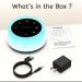 ColorsNoise Sound Machine | 30 Soothing Sounds | 12 Colors Baby Night Light | Memory Function | T-Black - Buy Online on GoSupps.com