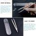 Fercaish Oversized Contact Lenses Tweezers | Plastic Flat Pointed Suction Clamp with Case - Perfect for Travel (White) - Buy Online on GoSupps.com