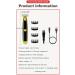 Buy Full Body Wet & Dry Shaver | Waterproof Electric Hair Trimmer for Men - Ultimate Male Hygiene - Buy Online on GoSupps.com