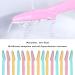 12-Piece Eyebrow Shavers & Facial Razors for Women & Men - Portable Hair Remover for Face Body & Eyebrows in 3 Colors - Buy Online on GoSupps.com