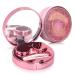 Ofone contact lens-etui bling stars colored contact travel case cute with distant tools tweezers mirrors contact lens holder container storage set for women and girls (pink) pink