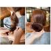 6-Piece Black Plastic Hair Donut Bun Maker & Styling Accessory - Buy Online on GoSupps.com
