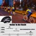 Tsathoggua Bicycle Reflectors Sticker Set - 66 Multi-Shape Stickers for Bikes Motorcycles & Strollers | Enhance Safety with Reflective Light Stickers - Buy Online on GoSupps.com