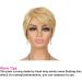 Fereowth Ombre Brown Pixie Cut Human Hair Wig for Women | Short Straight Boy Cut Ladies Wig in Natural Black 27# Color - Buy Online on GoSupps.com