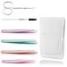 Mayki Eyebrow Tweezers Set for Women - 6 PCS Precision Tweezers Set - Buy Online on GoSupps.com
